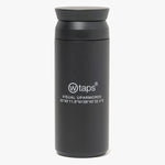 The H2O 350ML STAINLESS STEEL WATER BOTTLE BLACK  available online with global shipping, and in PAM Stores Melbourne and Sydney.