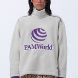The P. WORLD RECYCLED SHERPA OVERSIZED PULLOVER  available online with global shipping, and in PAM Stores Melbourne and Sydney.