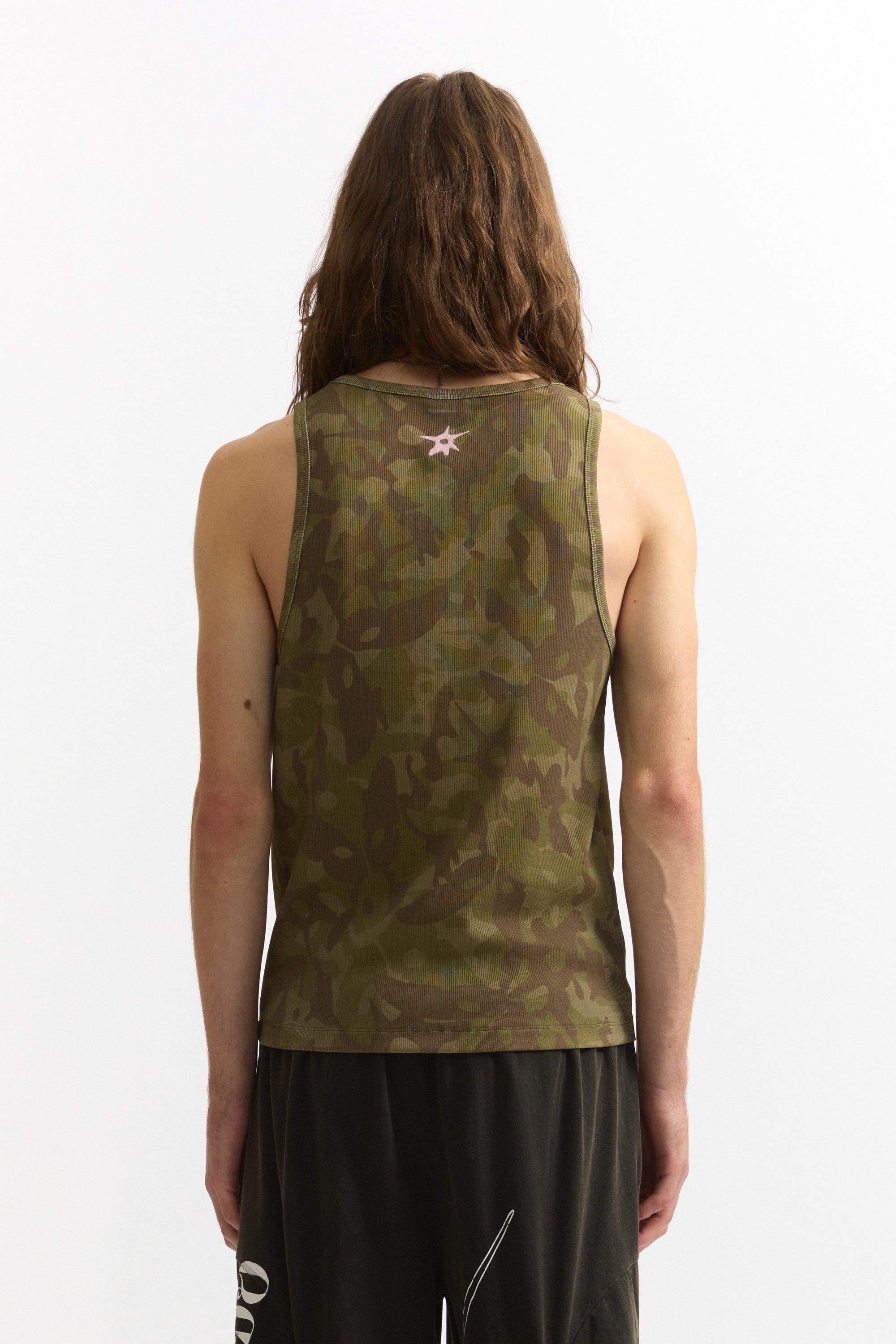 The GARDEN VARIETY CAMO TANK TOP available online with global shipping, and in PAM Stores Melbourne and Sydney.