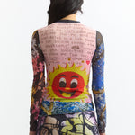 The PHOTO MESH TOP - JOSHUA GORDON available online with global shipping, and in PAM Stores Melbourne and Sydney.