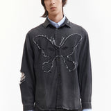 The MOMENTS IN LOVE OVERSHIRT available online with global shipping, and in PAM Stores Melbourne and Sydney.