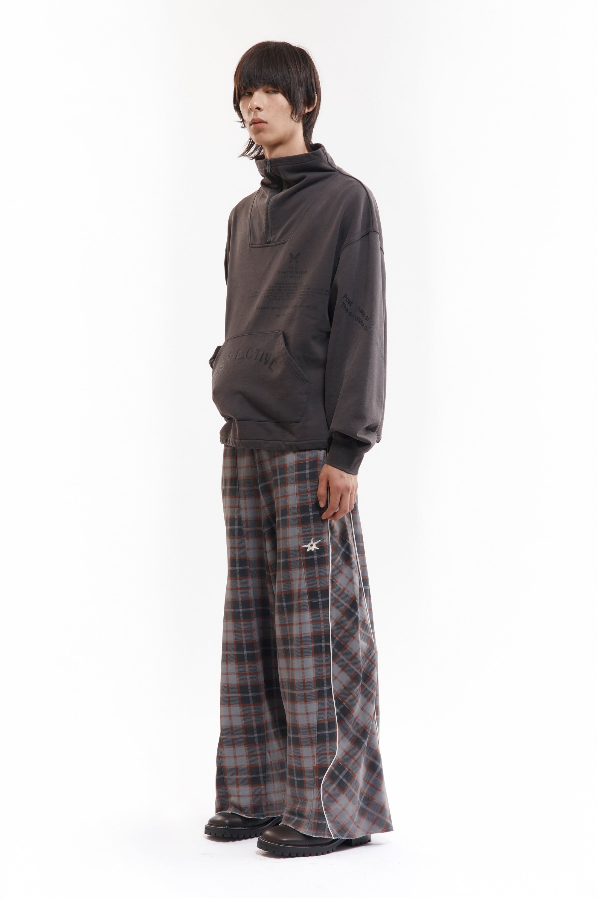 The MUTATION FUNNEL NECK SWEAT available online with global shipping, and in PAM Stores Melbourne and Sydney.
