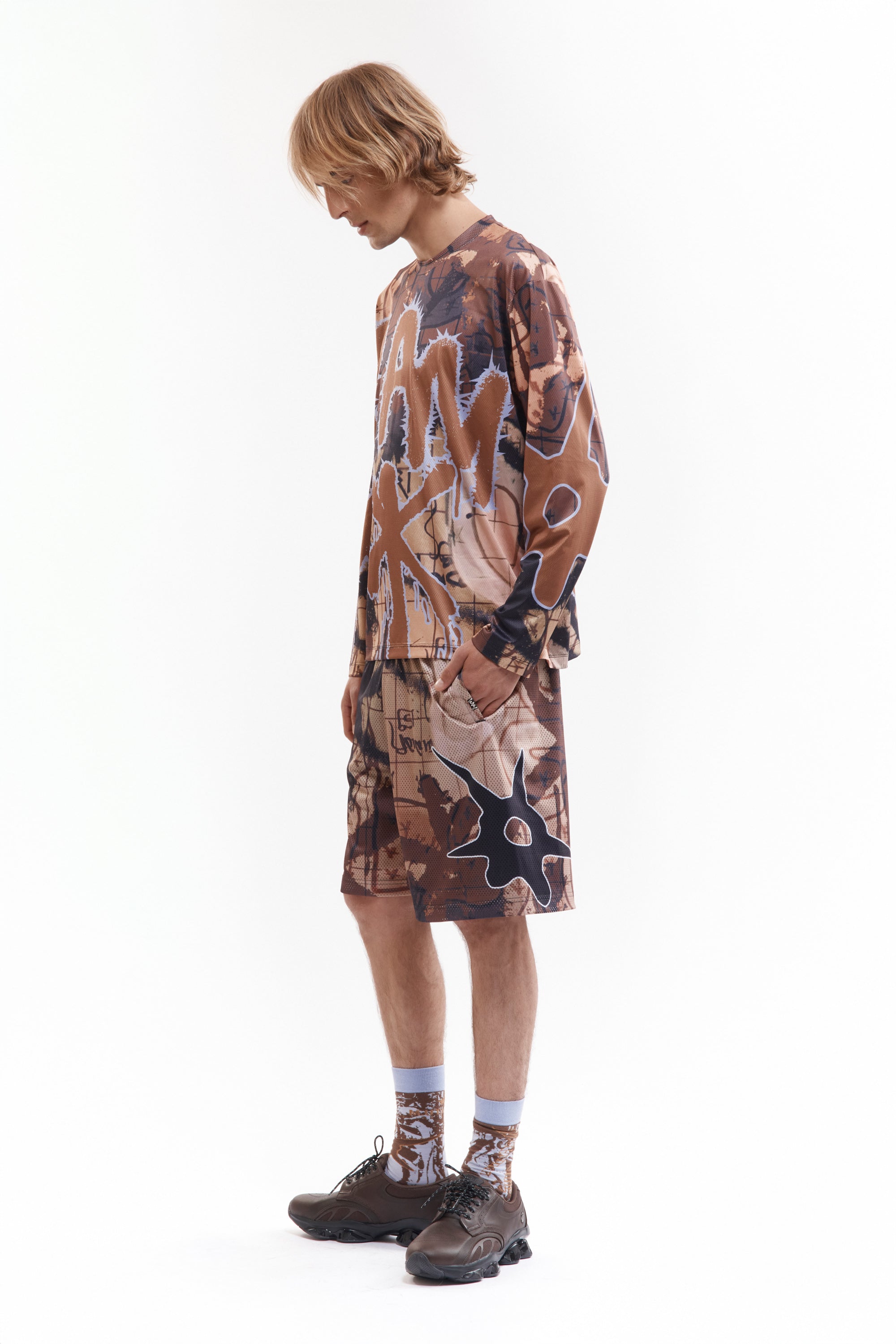 The PATINA LS MESH TOP available online with global shipping, and in PAM Stores Melbourne and Sydney.