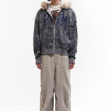 The ABC FUR TRIM HOODED ZIP THRU SWEAT available online with global shipping, and in PAM Stores Melbourne and Sydney.