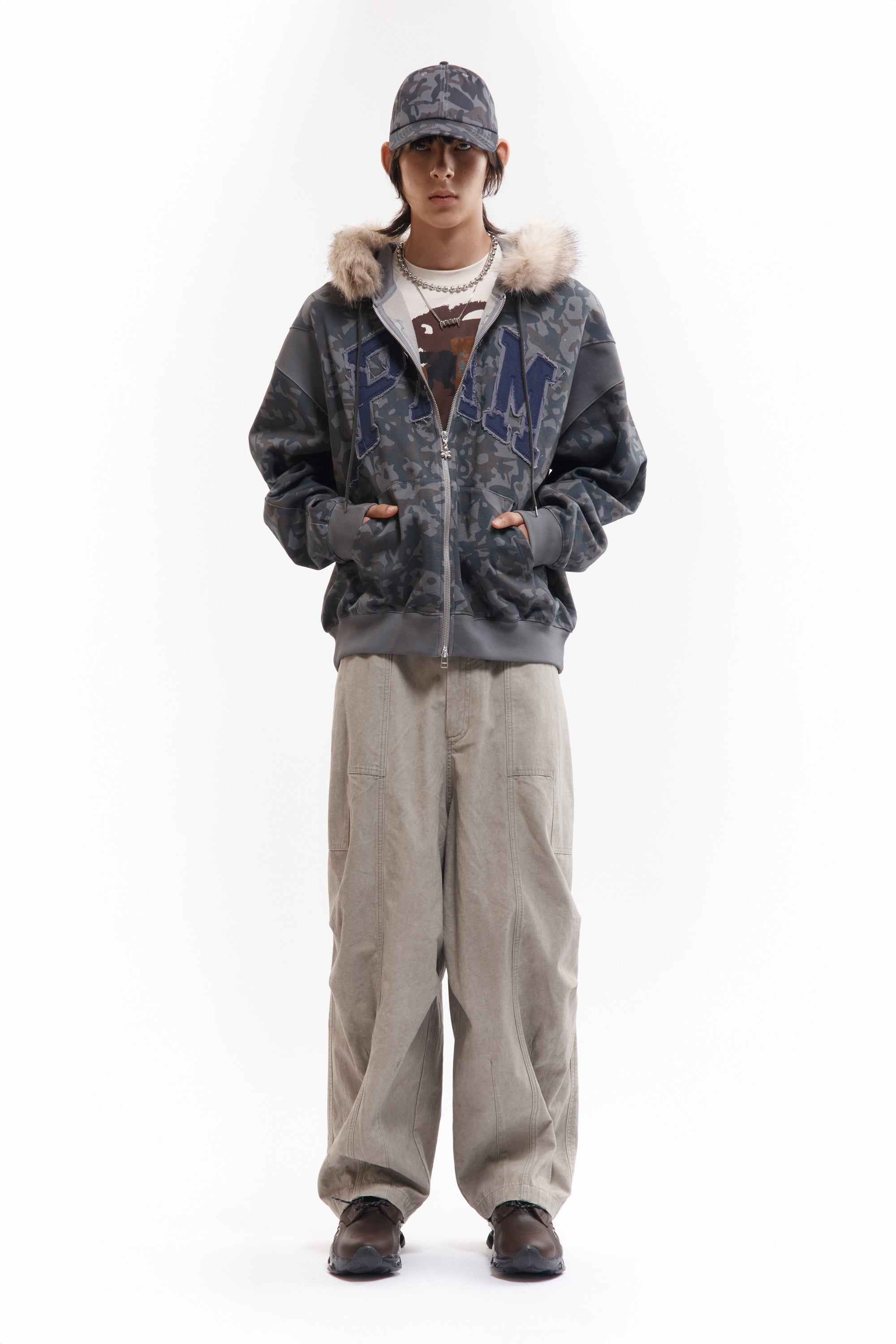 The TWO MIL PONDERING PANT - BEIGE available online with global shipping, and in PAM Stores Melbourne and Sydney.