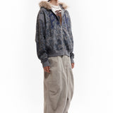 The ABC FUR TRIM HOODED ZIP THRU SWEAT available online with global shipping, and in PAM Stores Melbourne and Sydney.