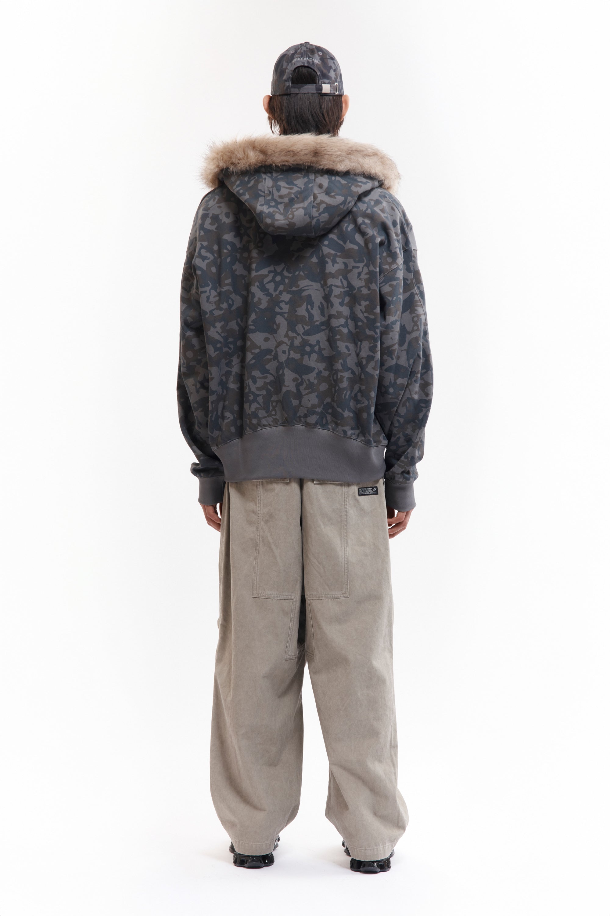 The ABC FUR TRIM HOODED ZIP THRU SWEAT available online with global shipping, and in PAM Stores Melbourne and Sydney.