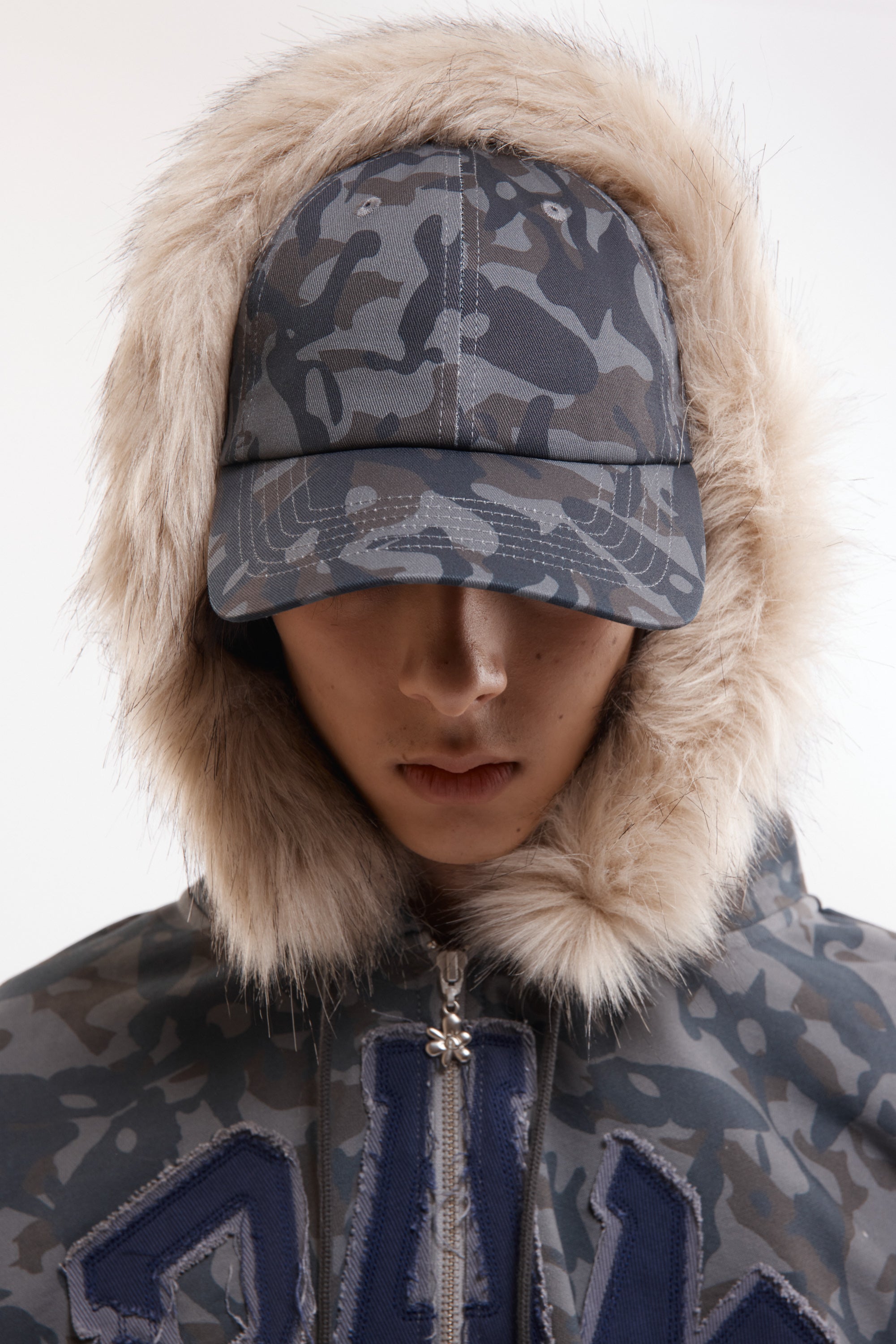 The ABC FUR TRIM HOODED ZIP THRU SWEAT available online with global shipping, and in PAM Stores Melbourne and Sydney.