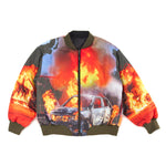 The ENGULFED REVERSIBLE BOMBER JACKET  available online with global shipping, and in PAM Stores Melbourne and Sydney.