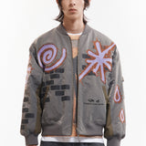 The ADORNED REVERSIBLE BOMBER JACKET available online with global shipping, and in PAM Stores Melbourne and Sydney.