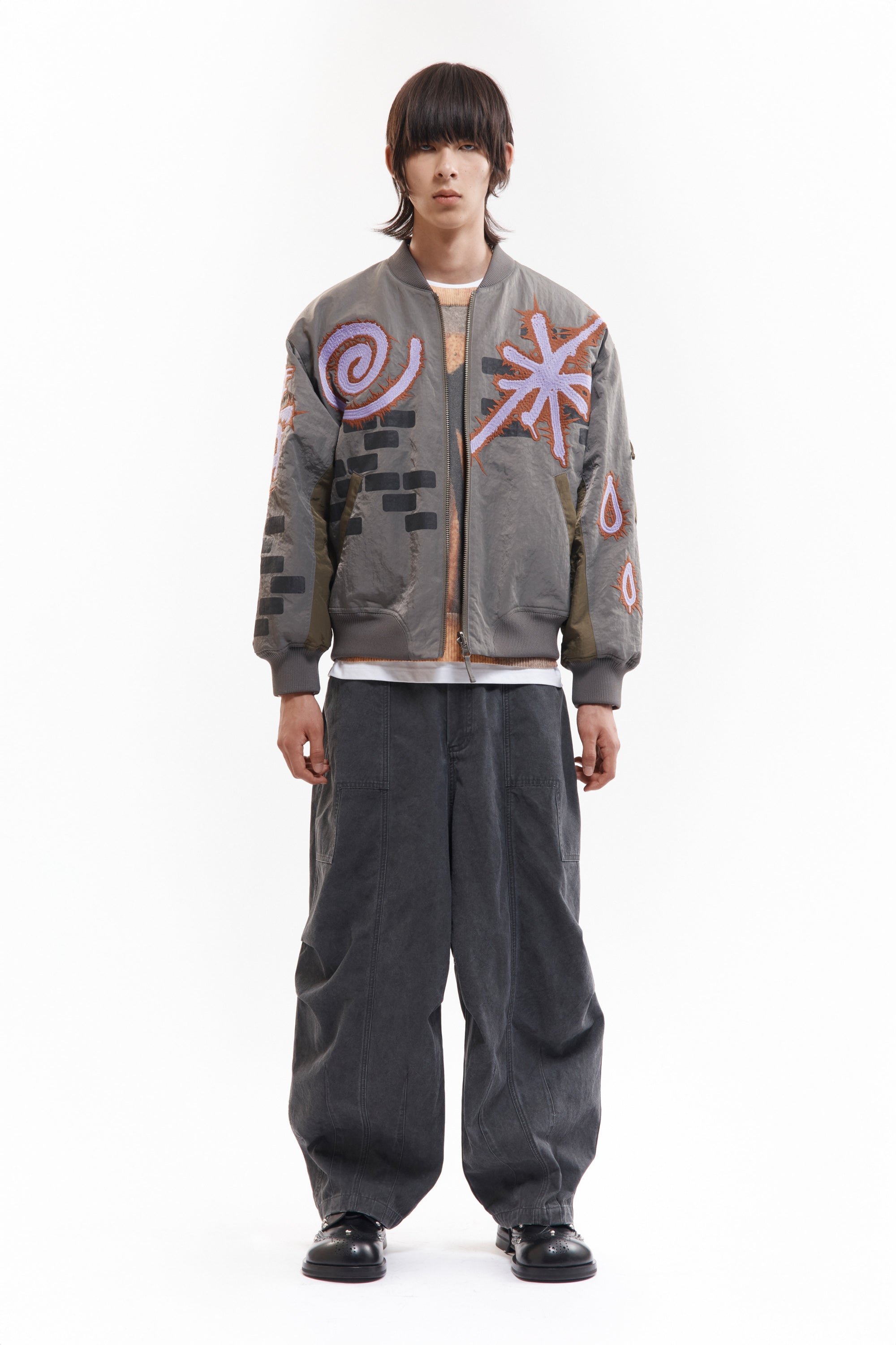 The ADORNED REVERSIBLE BOMBER JACKET available online with global shipping, and in PAM Stores Melbourne and Sydney.