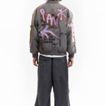 The ADORNED REVERSIBLE BOMBER JACKET available online with global shipping, and in PAM Stores Melbourne and Sydney.