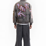 The ADORNED REVERSIBLE BOMBER JACKET available online with global shipping, and in PAM Stores Melbourne and Sydney.