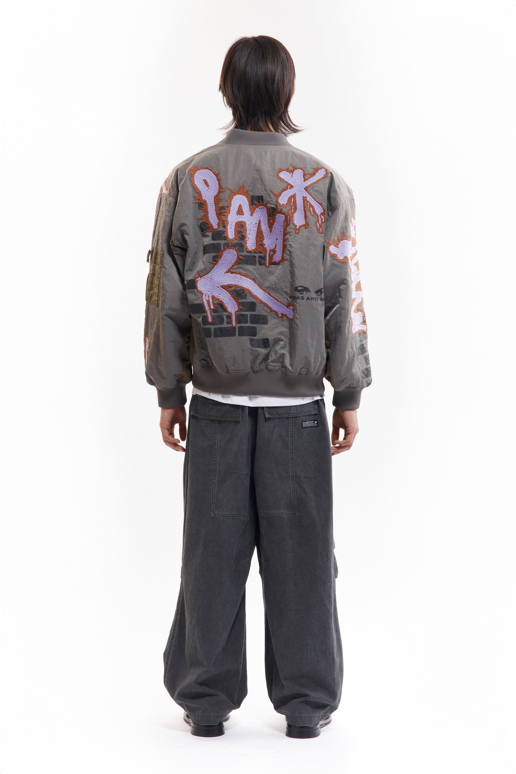 The ADORNED REVERSIBLE BOMBER JACKET available online with global shipping, and in PAM Stores Melbourne and Sydney.