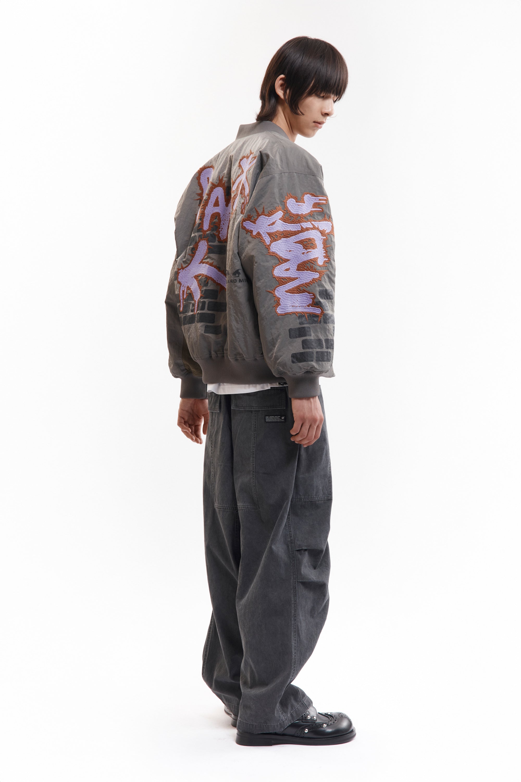 The ADORNED REVERSIBLE BOMBER JACKET available online with global shipping, and in PAM Stores Melbourne and Sydney.