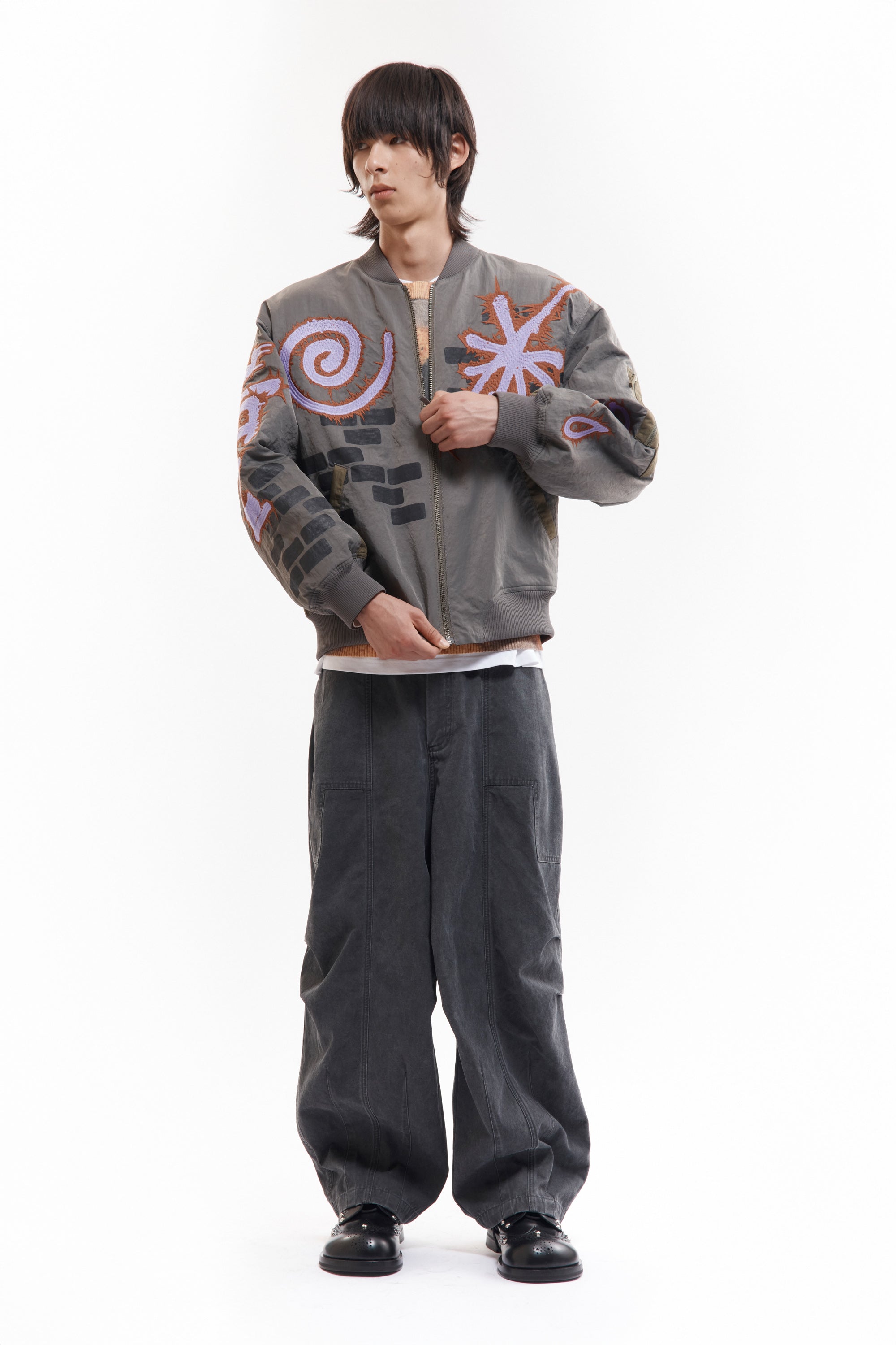 The ADORNED REVERSIBLE BOMBER JACKET available online with global shipping, and in PAM Stores Melbourne and Sydney.