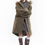 The TRUE NATURE FISHTAIL PARKA available online with global shipping, and in PAM Stores Melbourne and Sydney.
