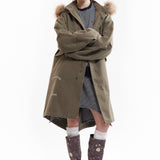 The TRUE NATURE FISHTAIL PARKA available online with global shipping, and in PAM Stores Melbourne and Sydney.