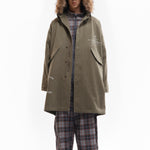 The TRUE NATURE FISHTAIL PARKA available online with global shipping, and in PAM Stores Melbourne and Sydney.