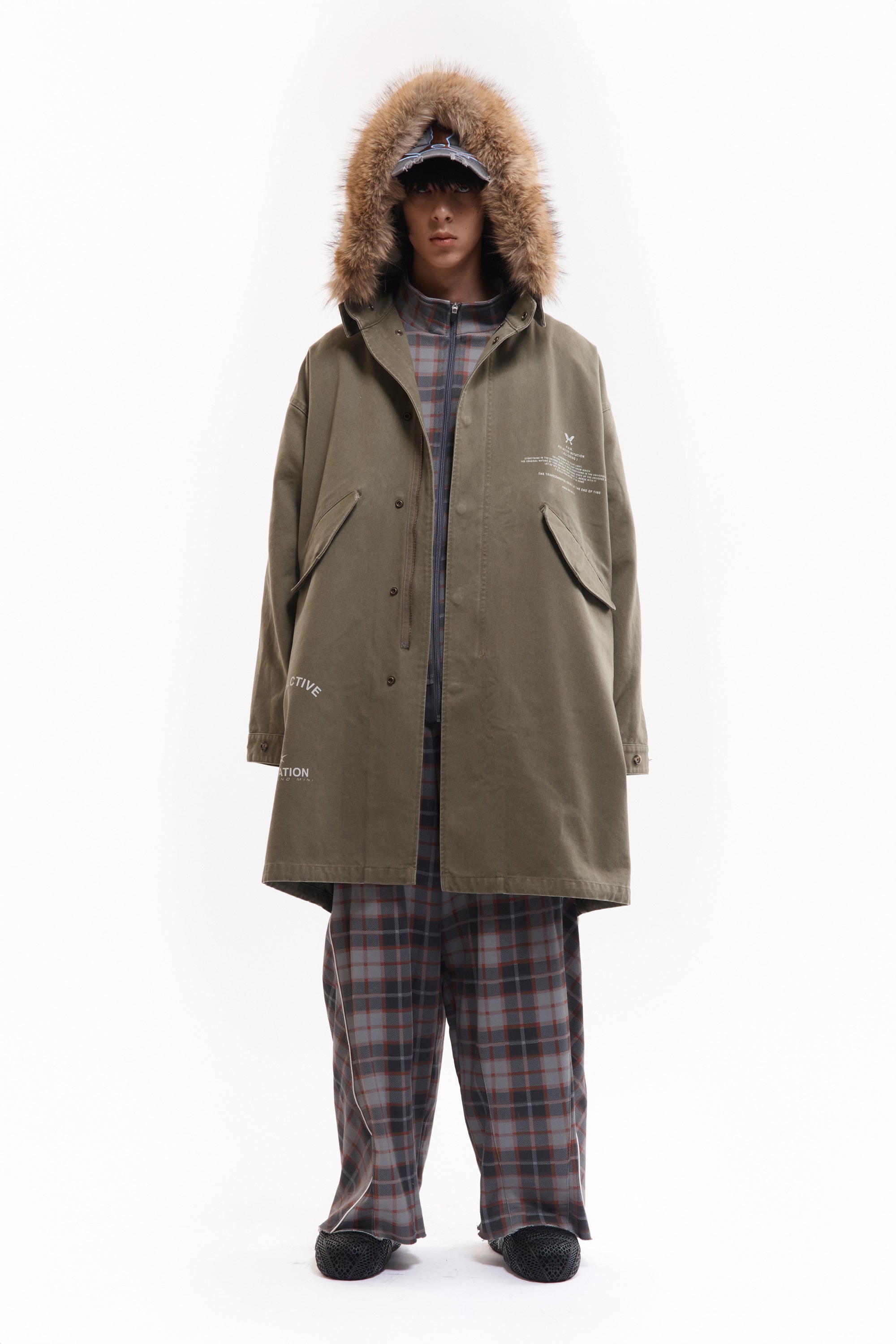The TRUE NATURE FISHTAIL PARKA available online with global shipping, and in PAM Stores Melbourne and Sydney.