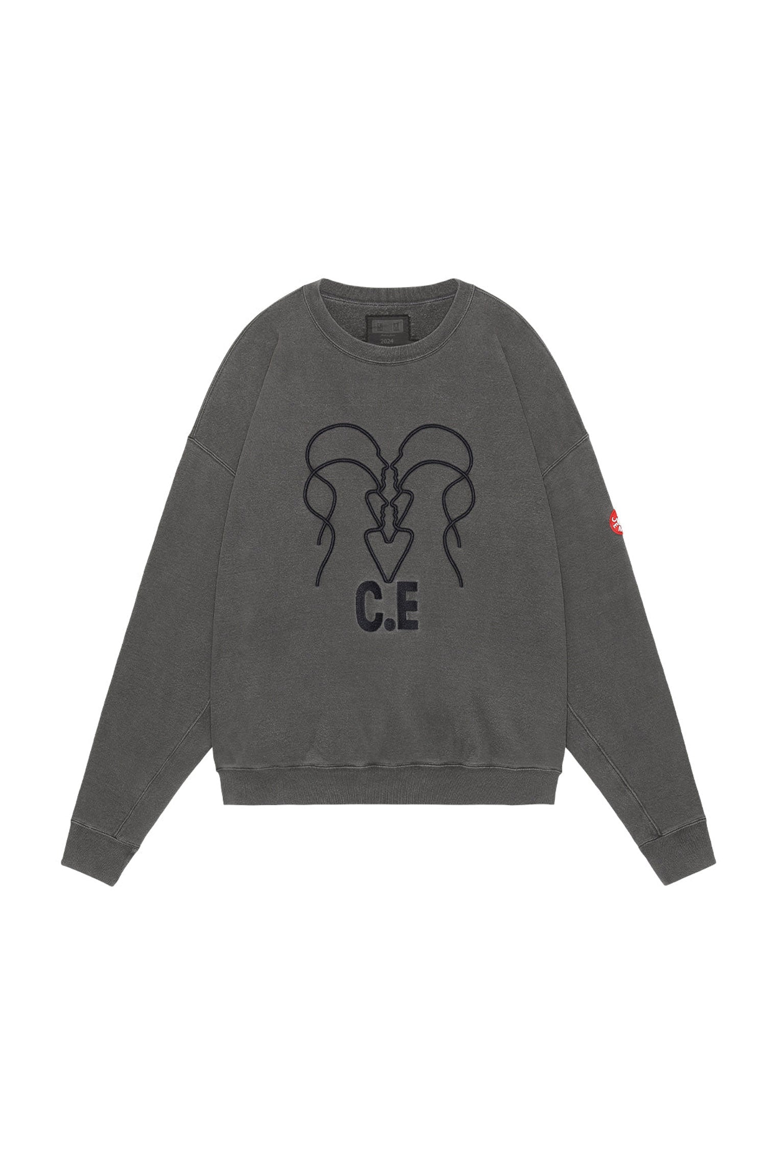 The CAV EMPT - OVERDYE WB HEADSx4 C.E CREW NECK  available online with global shipping, and in PAM Stores Melbourne and Sydney.
