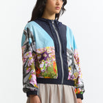 The DOUBLE DEALING ZIP THROUGH JACKET available online with global shipping, and in PAM Stores Melbourne and Sydney.