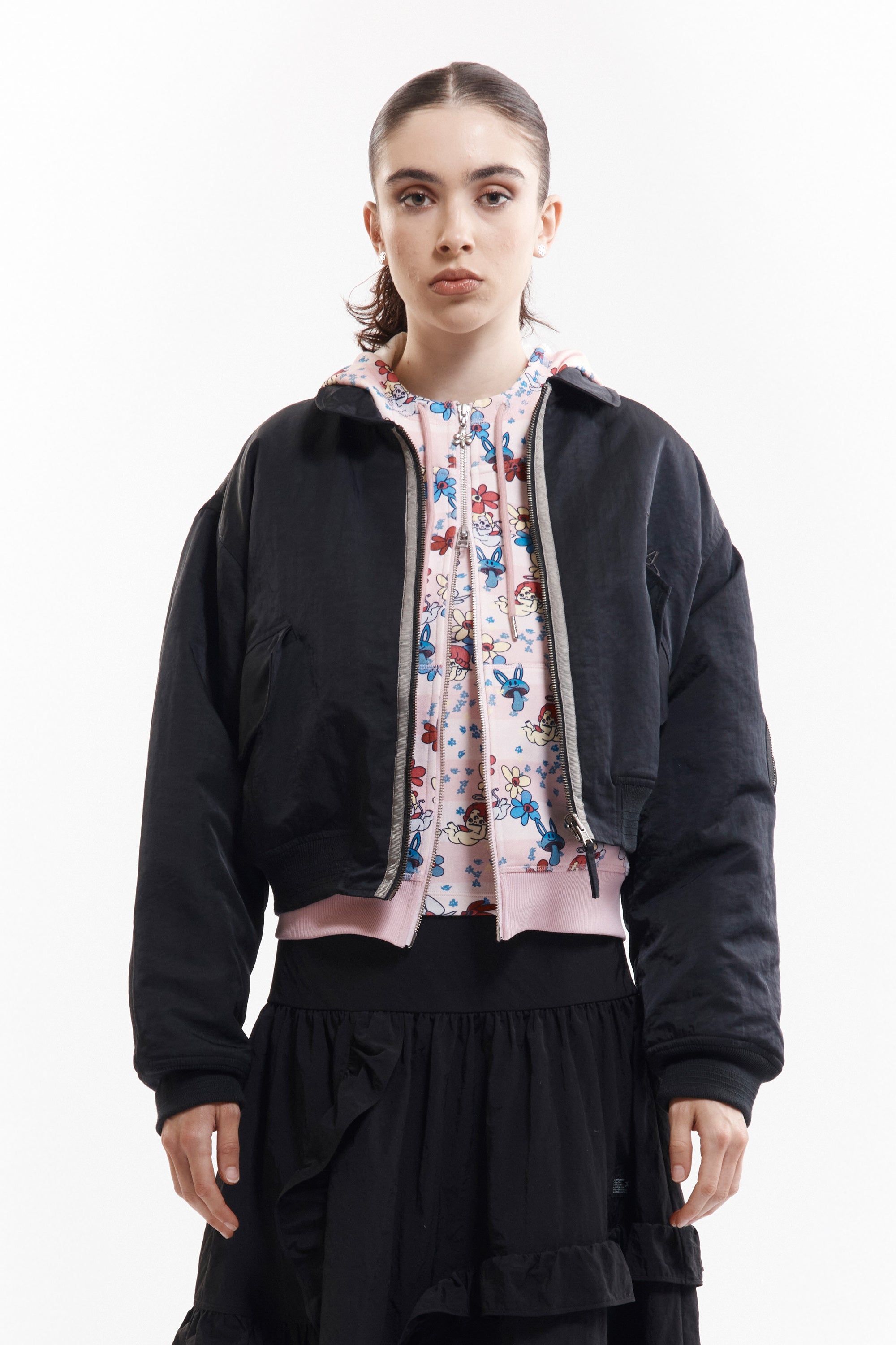 The THE WAVE FIELD REVERSIBLE FLIGHT JACKET available online with global shipping, and in PAM Stores Melbourne and Sydney.