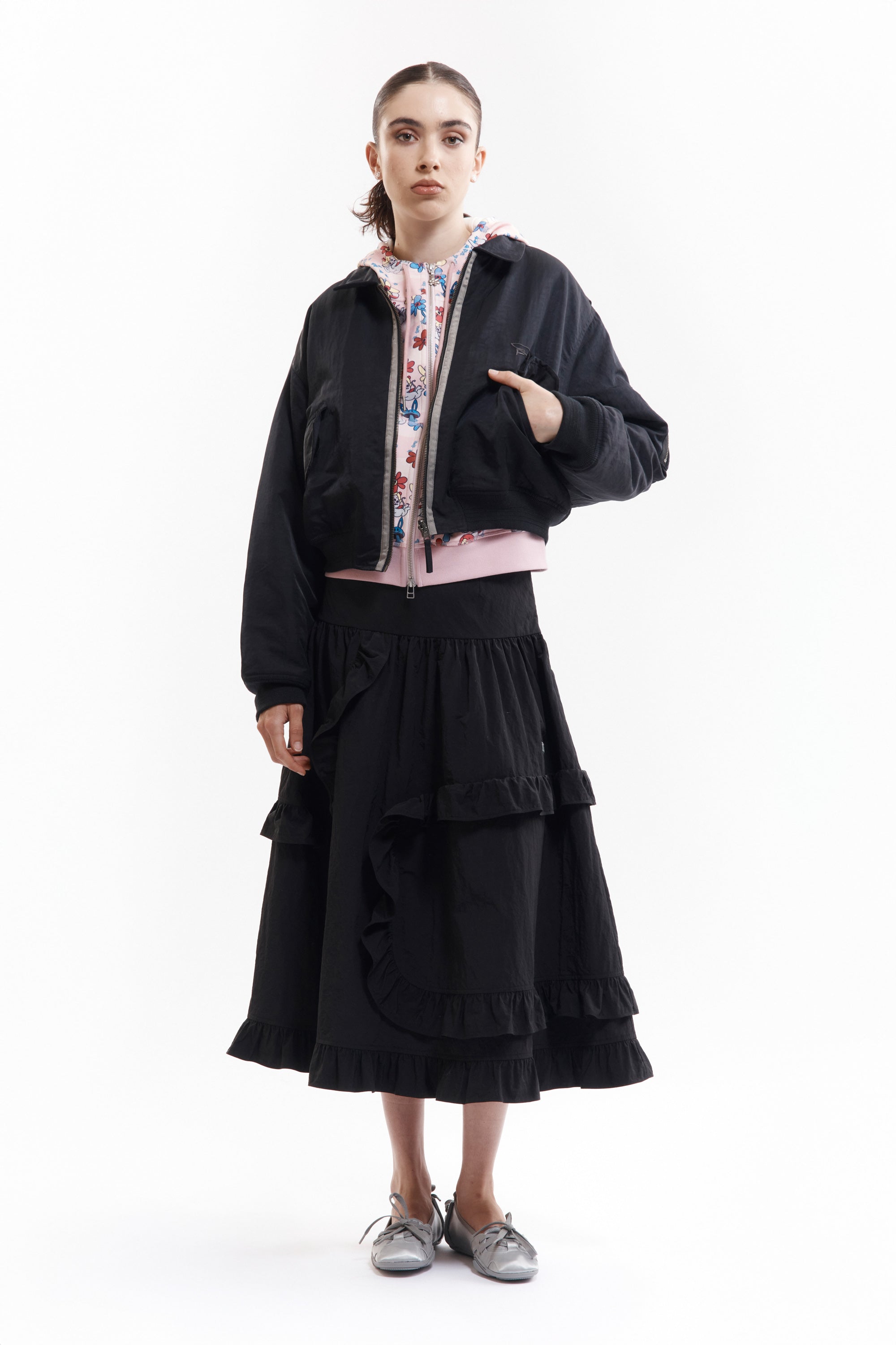 The JUNO HOODED ZIP THRU available online with global shipping, and in PAM Stores Melbourne and Sydney.