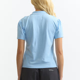 The APPARITION TWISTED POLO TOP available online with global shipping, and in PAM Stores Melbourne and Sydney.