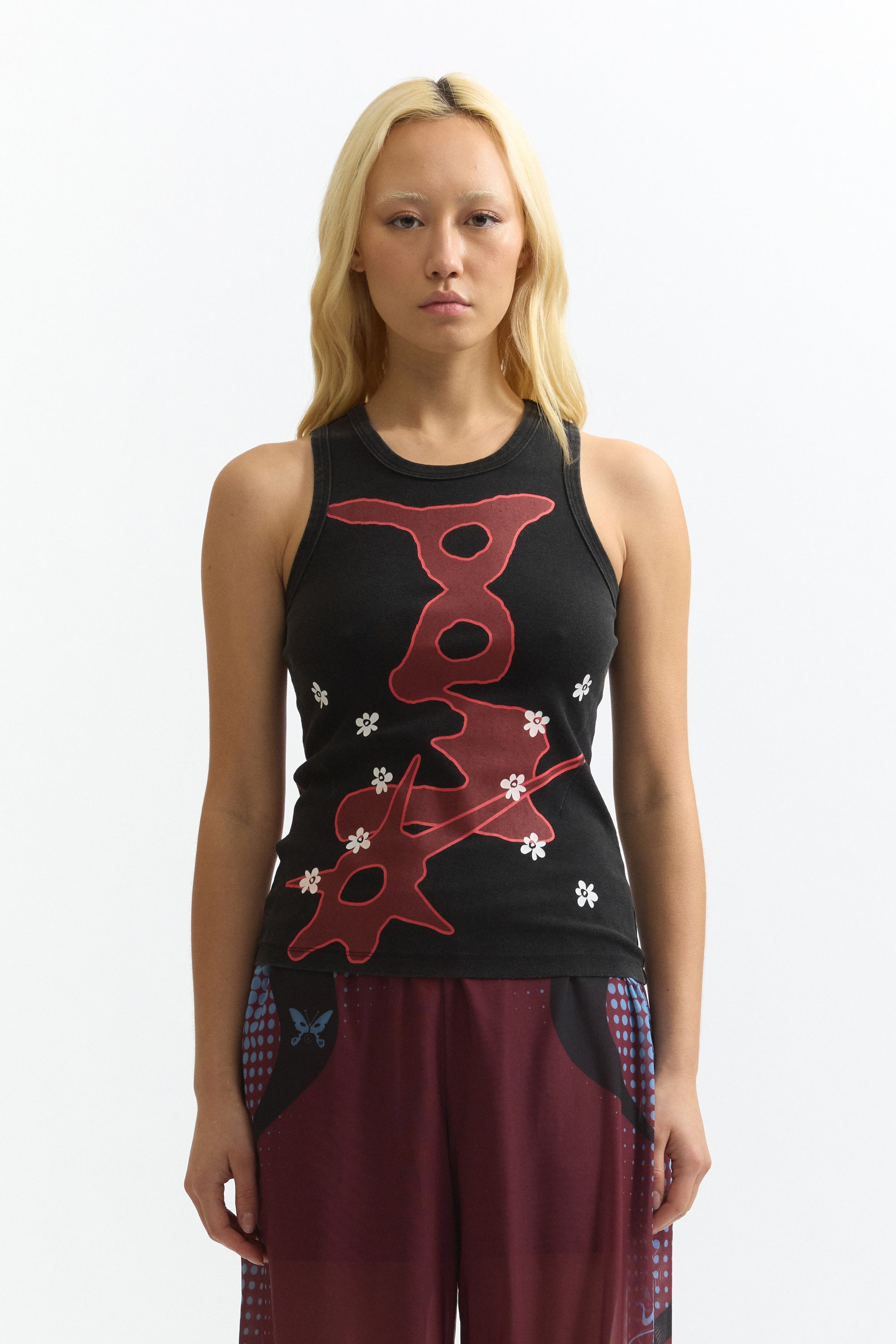 The VISIONS RACER TANK available online with global shipping, and in PAM Stores Melbourne and Sydney.