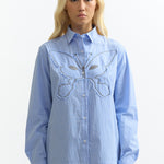 The ALIEN KISS GINGHAM SHIRT available online with global shipping, and in PAM Stores Melbourne and Sydney.