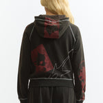 The CELESTIAL EQUATOR HOODED ZIP THRU SWEAT available online with global shipping, and in PAM Stores Melbourne and Sydney.