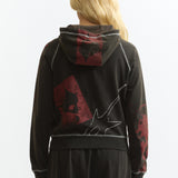 The CELESTIAL EQUATOR HOODED ZIP THRU SWEAT available online with global shipping, and in PAM Stores Melbourne and Sydney.