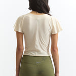 The ANGEL FLUTTER TOP available online with global shipping, and in PAM Stores Melbourne and Sydney.