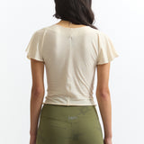 The ANGEL FLUTTER TOP available online with global shipping, and in PAM Stores Melbourne and Sydney.