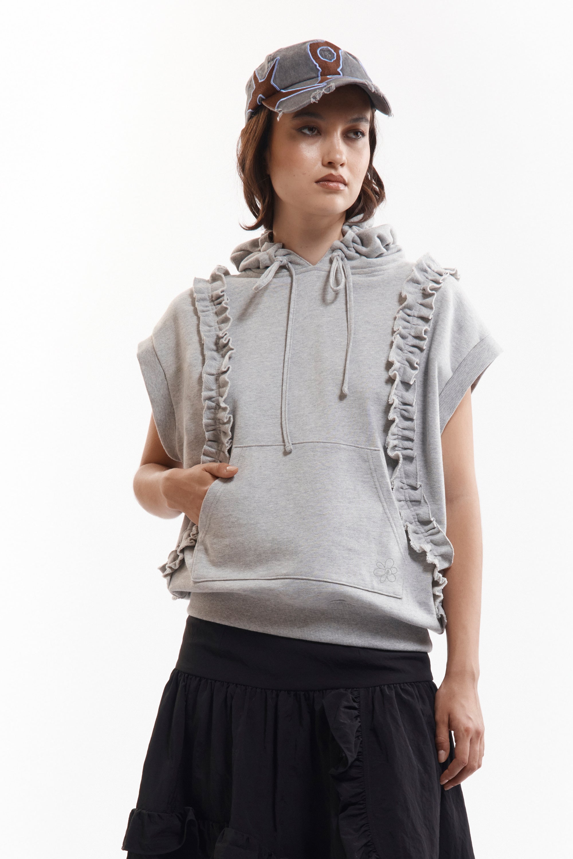The ARTIFEX HOODED PULLOVER VEST available online with global shipping, and in PAM Stores Melbourne and Sydney.