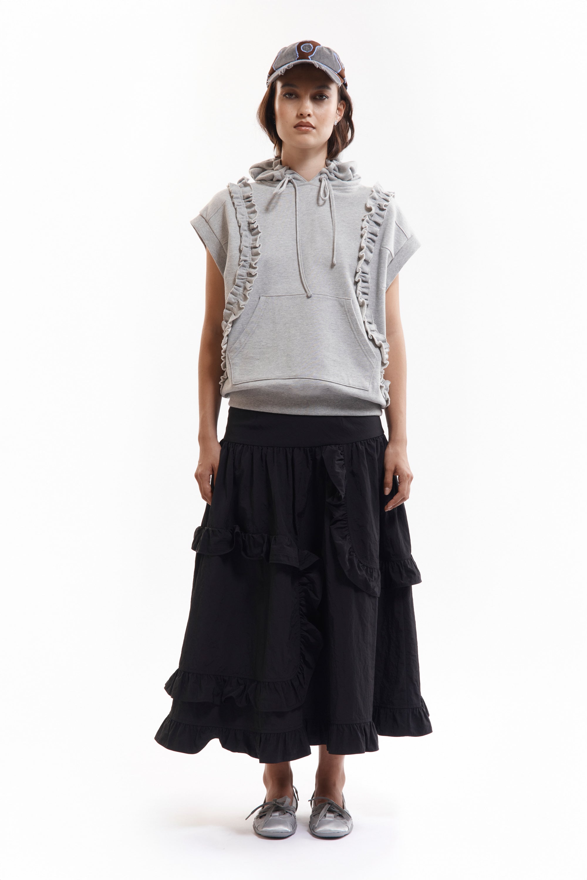 The ARTIFEX HOODED PULLOVER VEST available online with global shipping, and in PAM Stores Melbourne and Sydney.