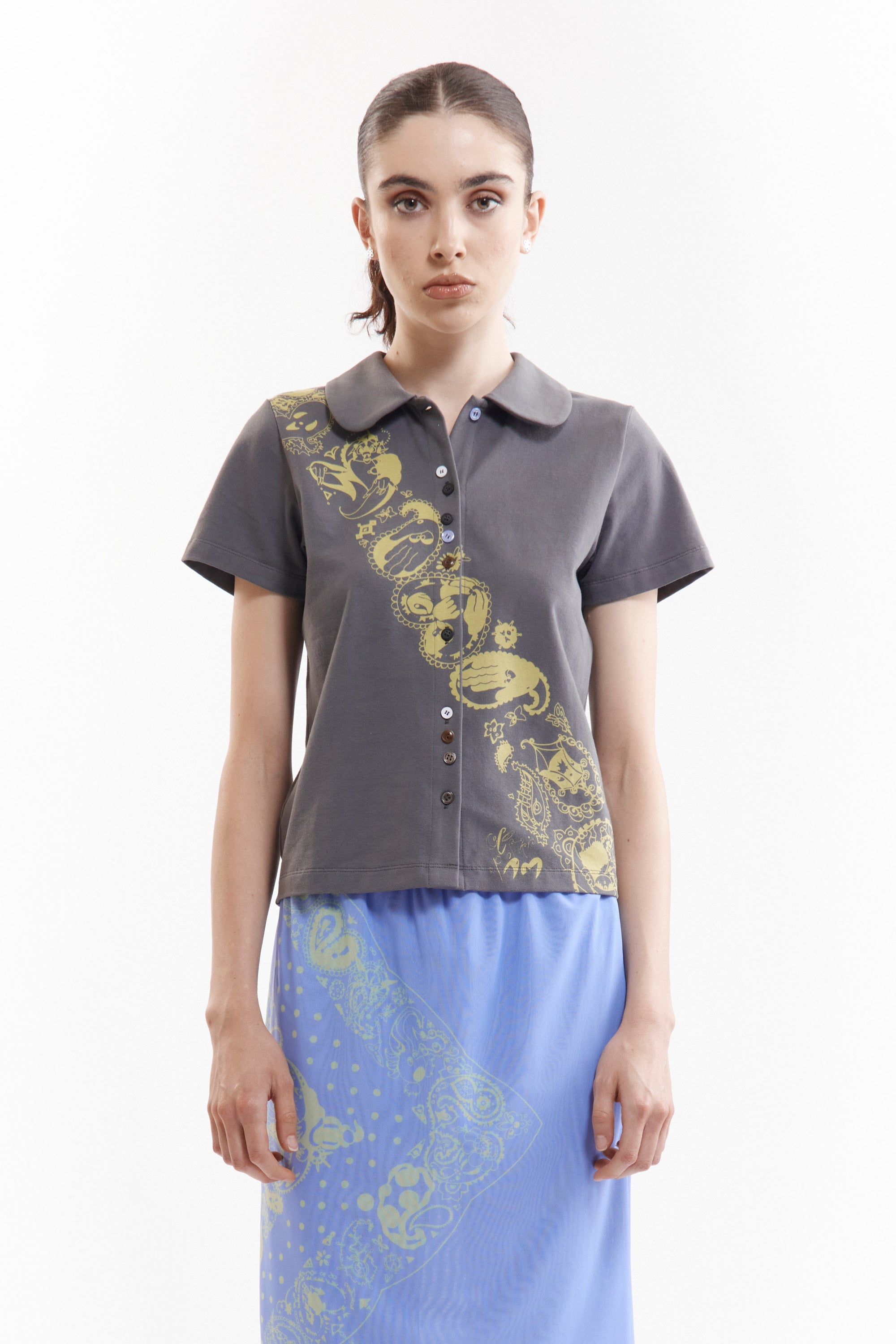 The SASH COCO STAR STRETCH SS SHIRT available online with global shipping, and in PAM Stores Melbourne and Sydney.