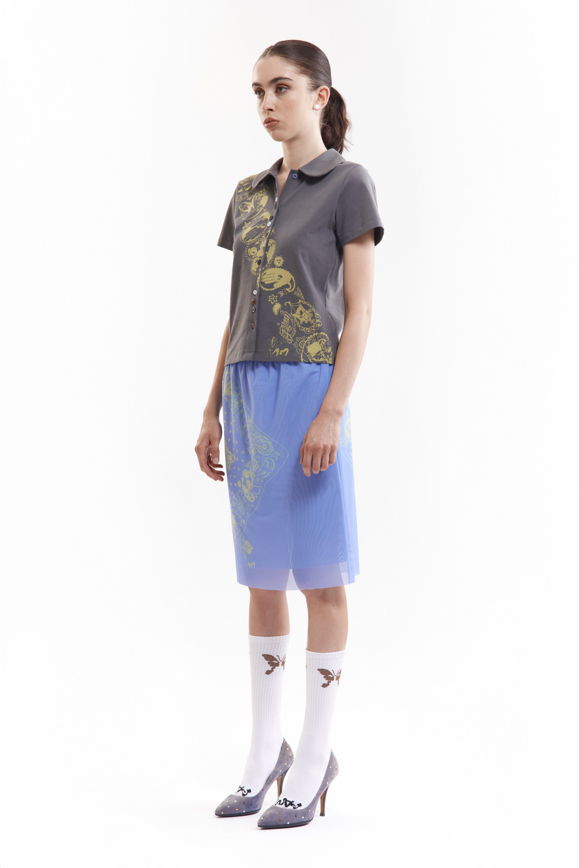 The SASH COCO STAR STRETCH SS SHIRT available online with global shipping, and in PAM Stores Melbourne and Sydney.