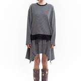 The AMASS STRIPED RUFFLE LS TOP available online with global shipping, and in PAM Stores Melbourne and Sydney.