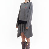 The AMASS STRIPED RUFFLE LS TOP available online with global shipping, and in PAM Stores Melbourne and Sydney.