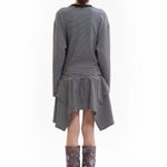 The AMASS STRIPED RUFFLE LS TOP available online with global shipping, and in PAM Stores Melbourne and Sydney.