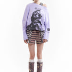 The LINE WALK RUFFLE STRIPE SHORTS available online with global shipping, and in PAM Stores Melbourne and Sydney.