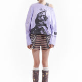 The LINE WALK RUFFLE STRIPE SHORTS available online with global shipping, and in PAM Stores Melbourne and Sydney.