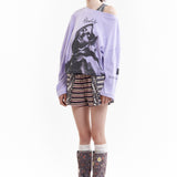 The LINE WALK RUFFLE STRIPE SHORTS available online with global shipping, and in PAM Stores Melbourne and Sydney.