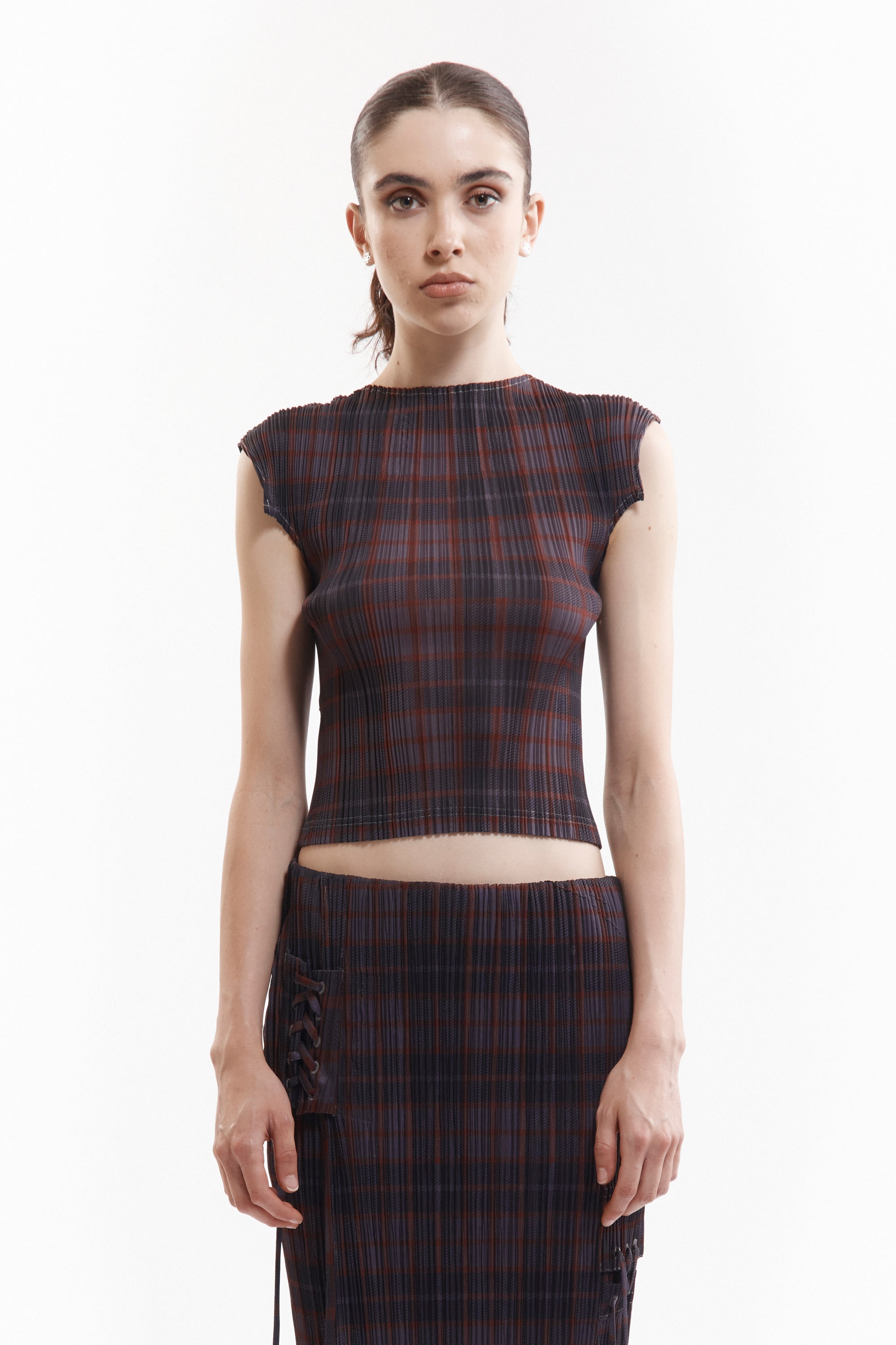 The BODHI PLEATED TOP available online with global shipping, and in PAM Stores Melbourne and Sydney.