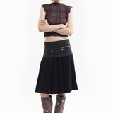 The SPIRAL JETTY PLEAT SKIRT available online with global shipping, and in PAM Stores Melbourne and Sydney.