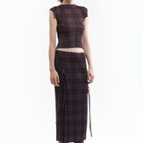 The BODHI PLEATED TOP available online with global shipping, and in PAM Stores Melbourne and Sydney.