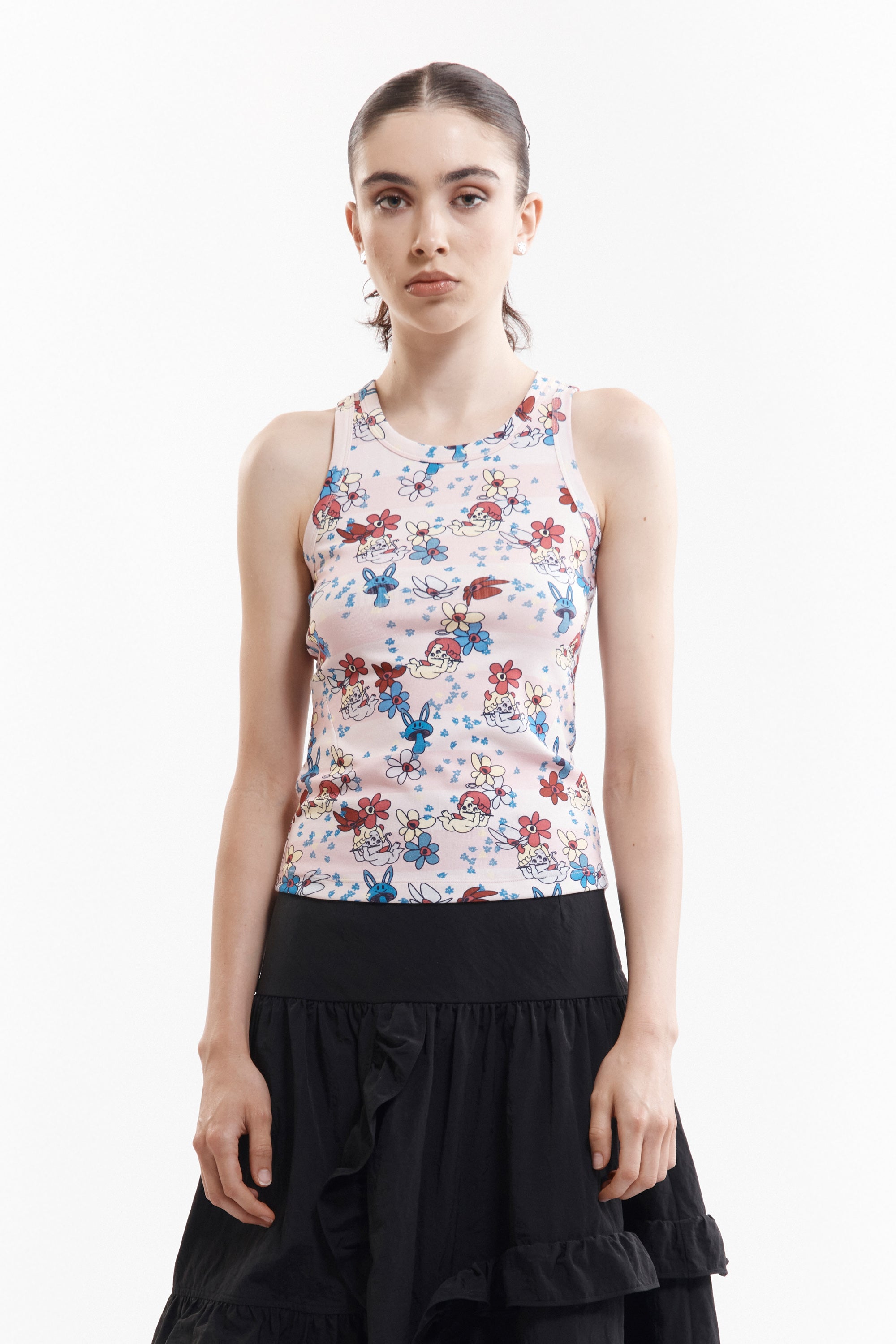 The JUNO RACER TANK available online with global shipping, and in PAM Stores Melbourne and Sydney.