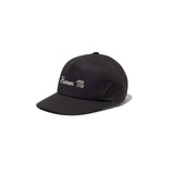 The 5PANEL TWILL CAP BLACK available online with global shipping, and in PAM Stores Melbourne and Sydney.